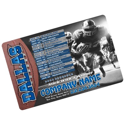 3.5 X 5.5 Football Schedule Magnet