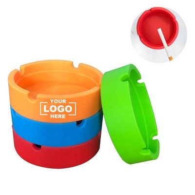 Travel-Friendly Silicone Ashtray