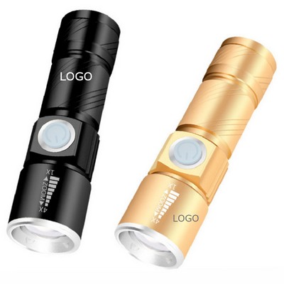 Mini Handhled Pocket Zoomable Torch