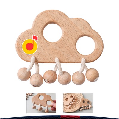 Casen Wooden Cloud Ring Rattle