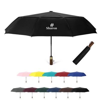 Folding umbrella Wooden handle