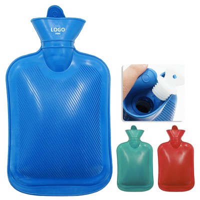 Customizable Rubber Hot Water Bottle 1.7L