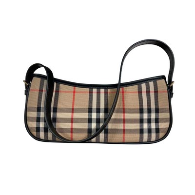 Burberry House Check Baguette Bag