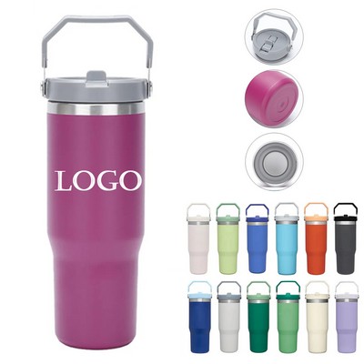 30 Oz Stainless Steel Hand Carried Insulated Mug