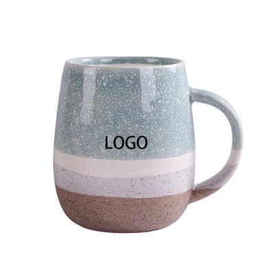 Ins Style Ceramic Mug with Lid and Filter Net Set