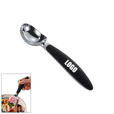 Anti Slip Zinc Alloy Ice Cream Spoon Scoop