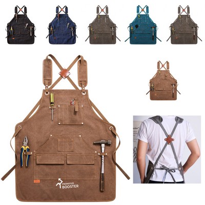 Work Apron with Tool Pockets