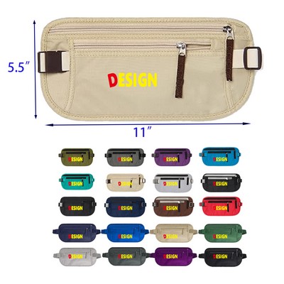 Travel Money Belt Pouch