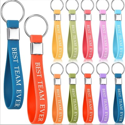 Silicone Personalized Keychains