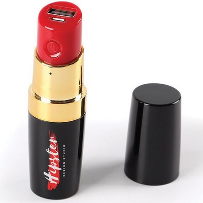 GlamCharge Lipstick Power Bank 2200mAh