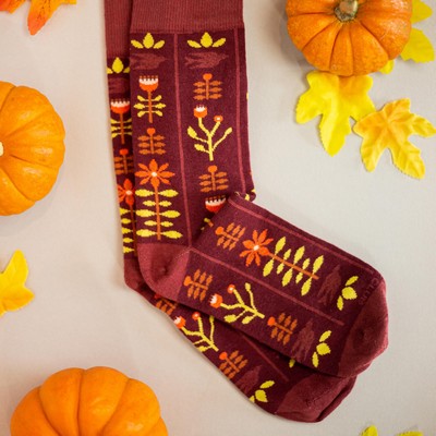 Synthetic Blend Thanksgiving Socks - Gratitude for Cozy Feet - American Made