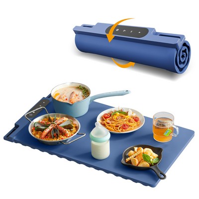 Foldable Silicone Electric Food Warmer for Buffet, Family Gatherings, Sabbath, Holidays