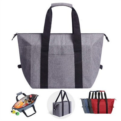 Zipper Cooler Tote