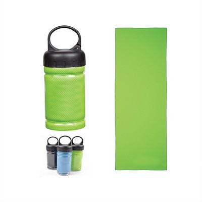 Cooling Towel w/ Portable Can