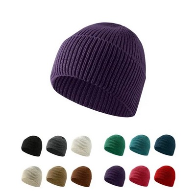 Cozy Knit Beanie for Winter Outdoor Adventures