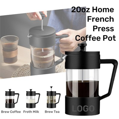 20Oz Home French Press Coffee Pot