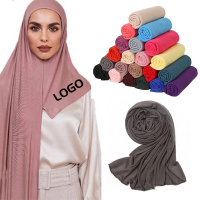 Shimmer Crinkle Muslim Head Scarf