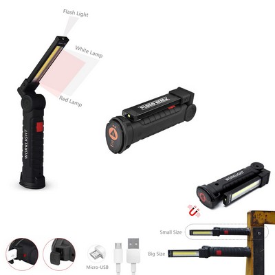 Portable Multi-Functional LED Flashlight with 360 Rotation 4 Light Modes