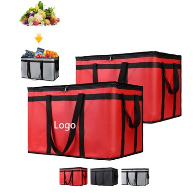 Large Insulated Reusable Grocery Cooler