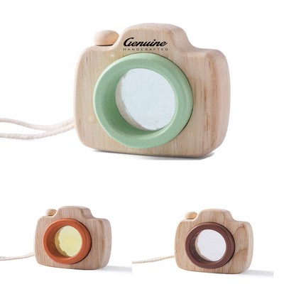 Mini Wooden Prism Camera Toy