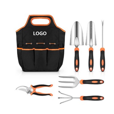 6 Pieces Gardening Tool Set W/ Storage Bag