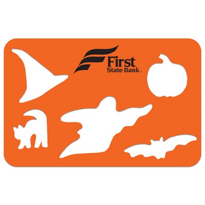 Stock Halloween Poly Stencil (4-7/8"x7¼")