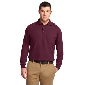 Port Authority® Silk Touch™ Long Sleeve Polo Shirt