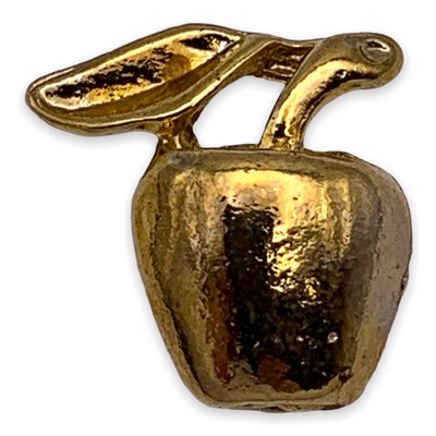 Stock Apple Lapel Pin