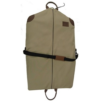 600 Denier Polyester Leather Trim Garment Bag