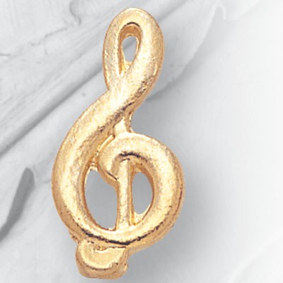 Treble Clef Chenille Pin