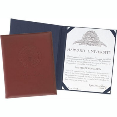 Top Grain Leather Certificate Holder (Domestic)