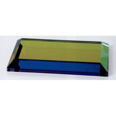 Crystal Beveled Rainbow Base (4"x2"x1/2")