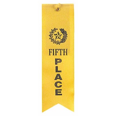 FIFTH PLACE Ribbon - Yellow - 2" x 8" long