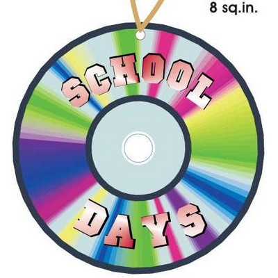 School Days Disc Ornament w/ Mirrored Back (8 Square Inch)