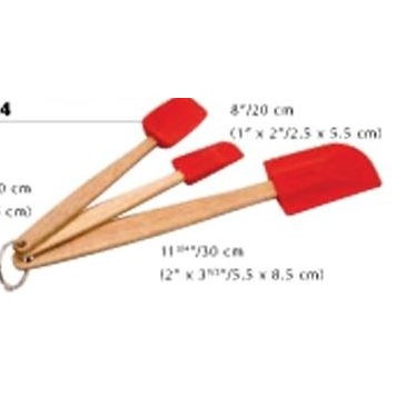 3 Piece Mini Spatula Set