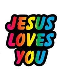 Jesus Loves You Lapel Pin