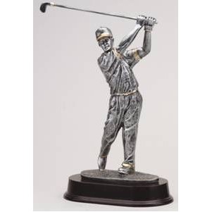 Male Swing Golfer Award - 12" Tall