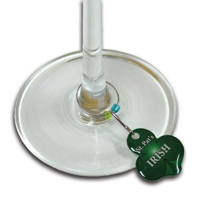 Wine Glass and Coffee Mug Charm - Double Sided Custom Shape Up to 1 Sq. In.