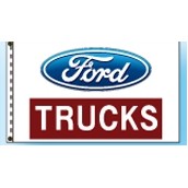 Authorized Dealer Free Flying Drape Flags (Ford® Trucks) (2.5' x 3.5')