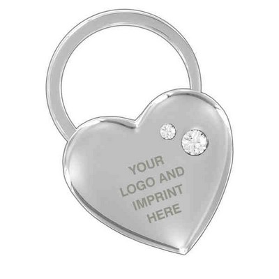 Sparkling Heart Keychain Embellished with quality Crystals (Domestic Production)