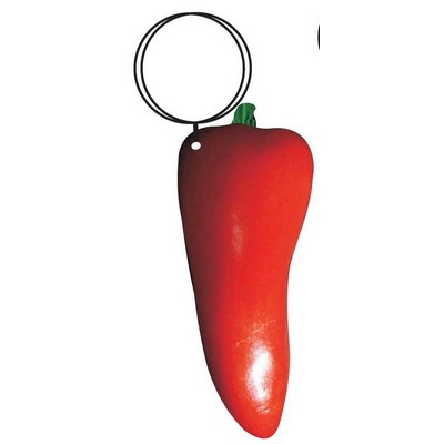 Red Chili Pepper Executive Keychain w/Mirrored Back (10 Square Inch)