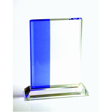 Blue With Clear Crystal Combination Vertical Panel