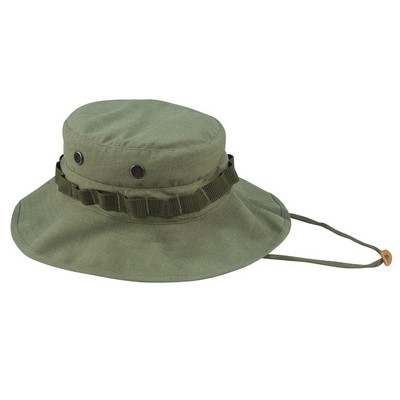 Vintage Olive Drab Vietnam Era Boonie Hat