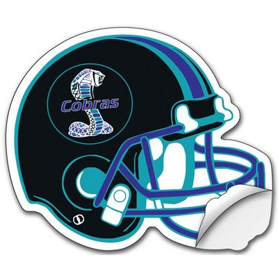 Sticker / Decal - UV-Coated Vinyl - 8.5x10.125 Football Helmet Shape