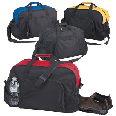 Deluxe Gym Duffel Bag (21"x14"x9")