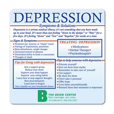 Health & Safety Depression Magnet