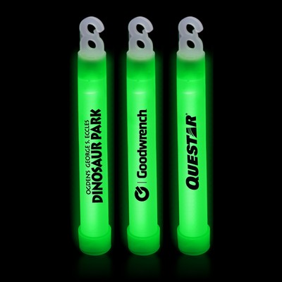 6" Premium Green Glow Stick