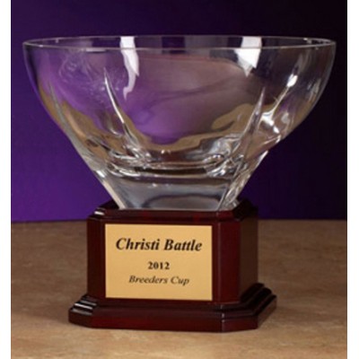 9.5" Executive Award Crystal Bowl