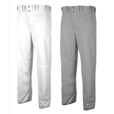 Adult Double Knit Standard Fit Baseball Pant w/ Longer Inseam