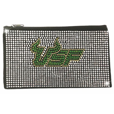 Rhinestone Wristlet/Cosmetic/Travel Bag